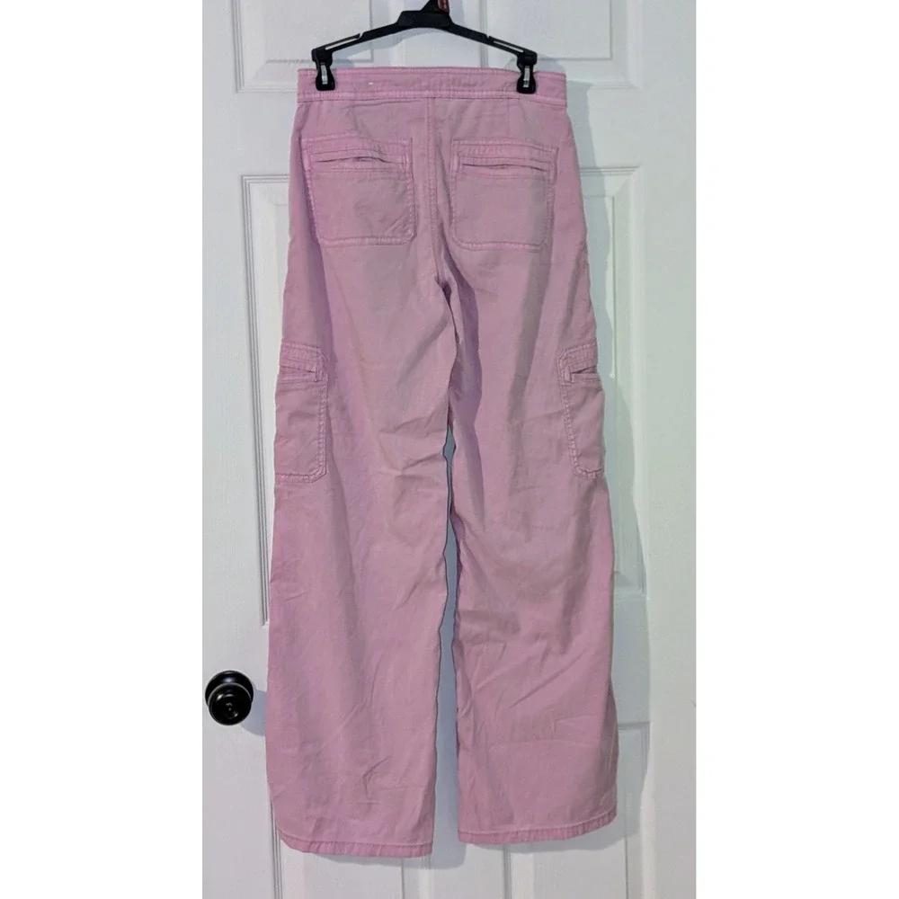 American Eagle Dreamy Drape Pants Lilac Purple Drawstring Size 00 NWT $60 - Picture 8 of 11